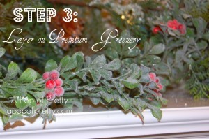 Christmas Mantel Step 3