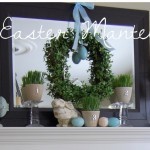 Mantel collage - Easter