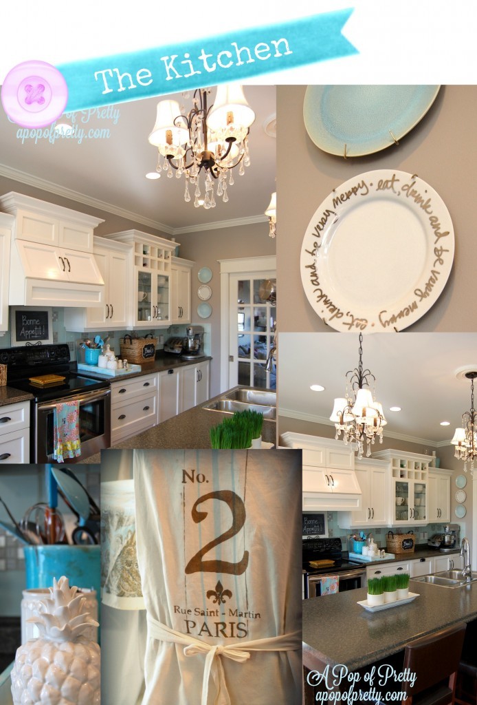Decorating a Kitchen: White Cabinets Gray Walls