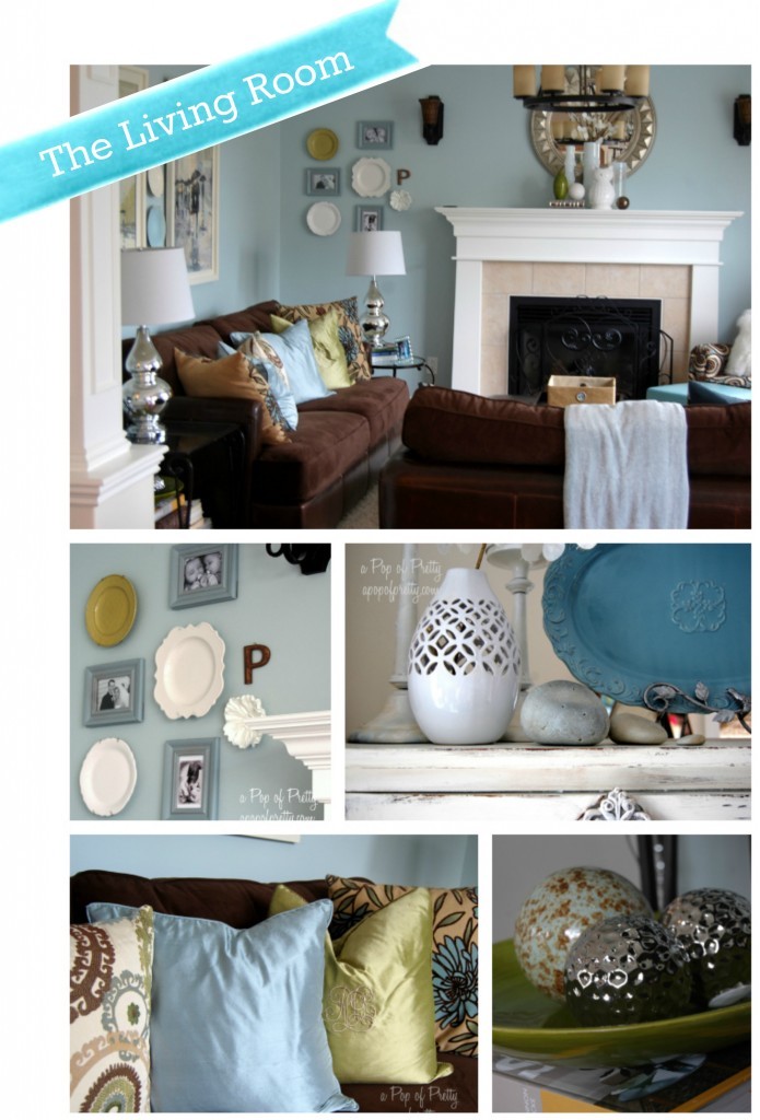 Decorating Modern Cottage Living Room - Woodlawn Blue