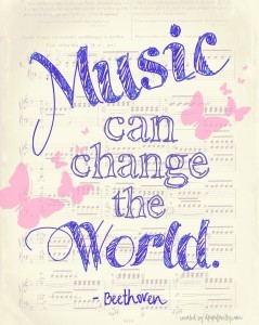 Music can change the world - apopofprettydotcom - free printable
