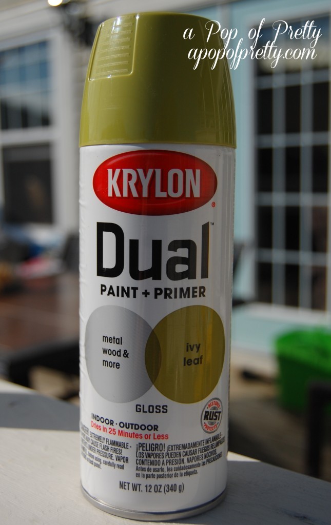 DIY makeover with Krylon Ivy Leaf DIY makeover with Krylon Ivy Leaf