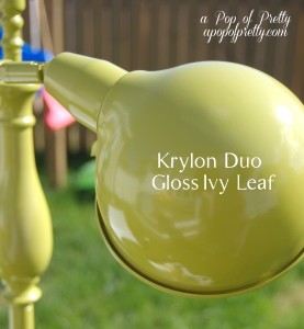 DIY Spray Paint Lamp Makeover