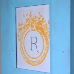 DIY Wall Art Monogram