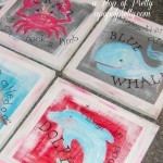 mod podge wall decor