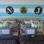 paint stripes on wall toddler boy room