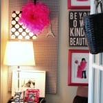 decorating with color - pink craft room