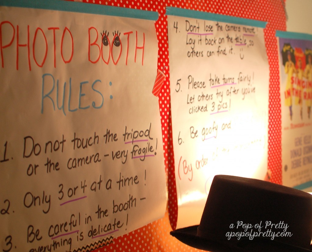 photo booth rules