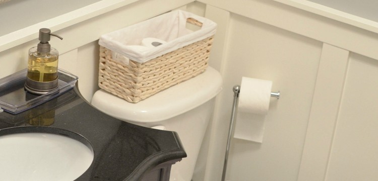 bathroom vanity makeover behr