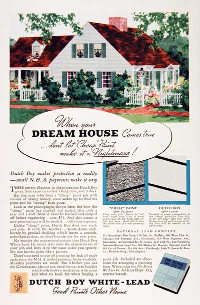 Vintage Home Decor Ad for paint