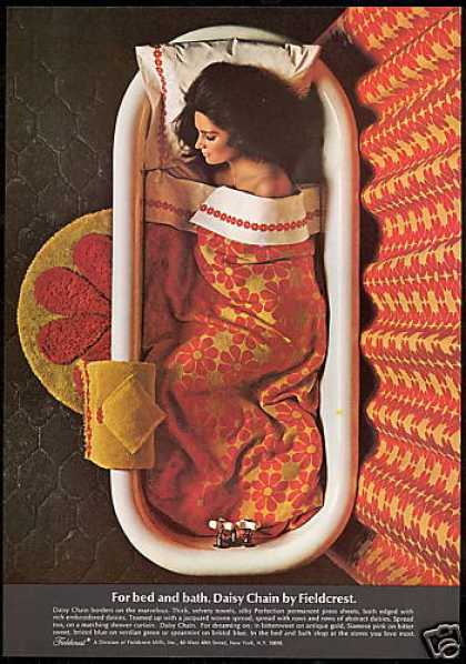 Vintage Decor 1968 Fieldcrest Towel