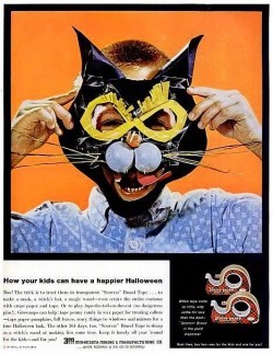 Sweet Vintage Halloween Ad for Scotch Tape (Ad 14 of 31)