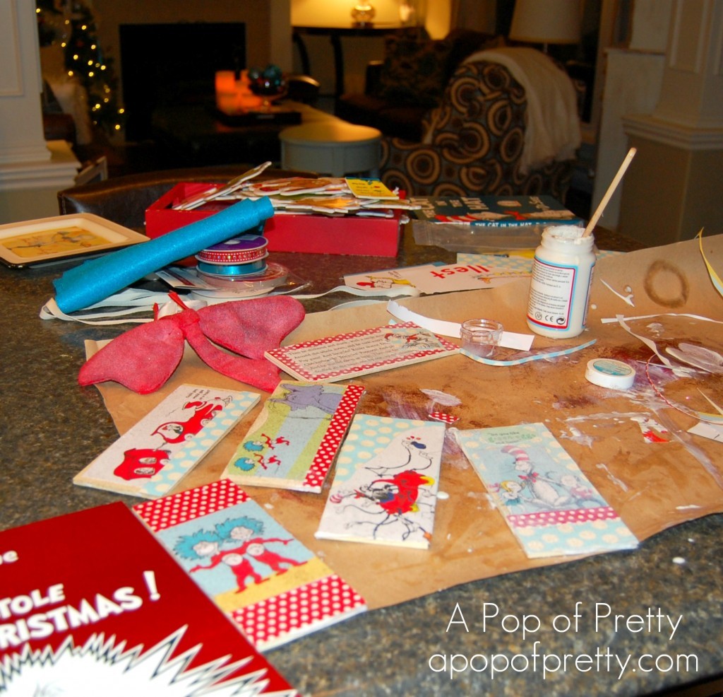 Make your own Dr. Seuss Christmas ornaments