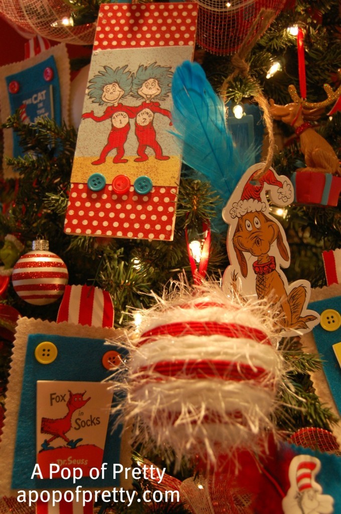 DIY Dr. Seuss Christmas Tree Decorations