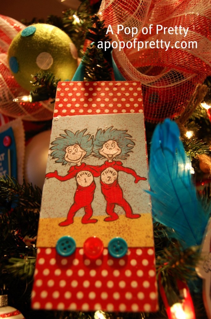 Dr. Seuss Christmas Tree Tutorial