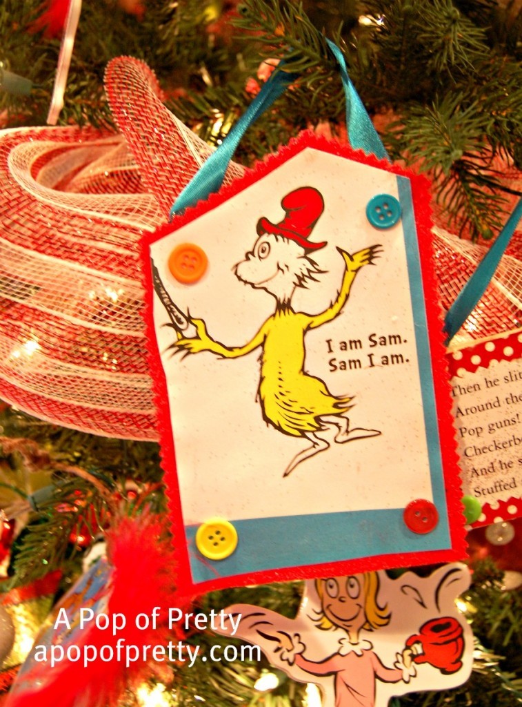 DIY Dr. Seuss Christmas Tree Decorations2
