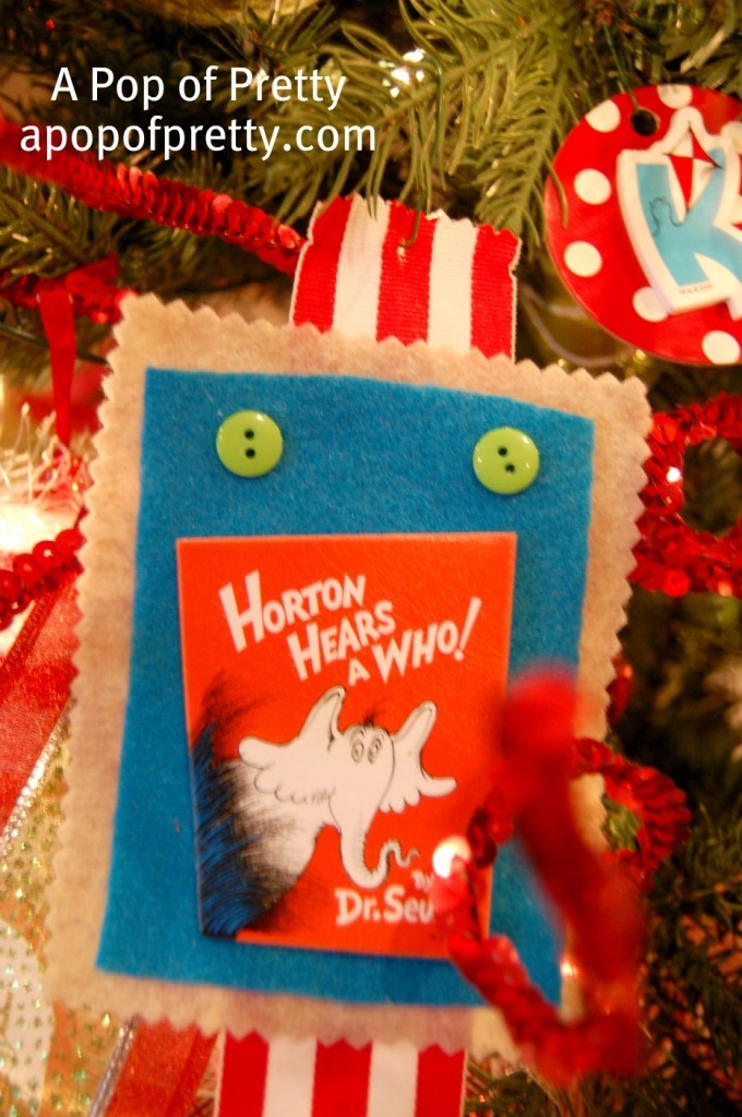 DIY Dr. Seuss Christmas Tree Decorations