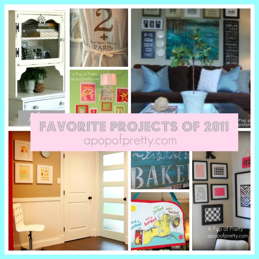 Bloggy Year in Review: My Favorite Projects in 2011 - A Pop of Pretty
