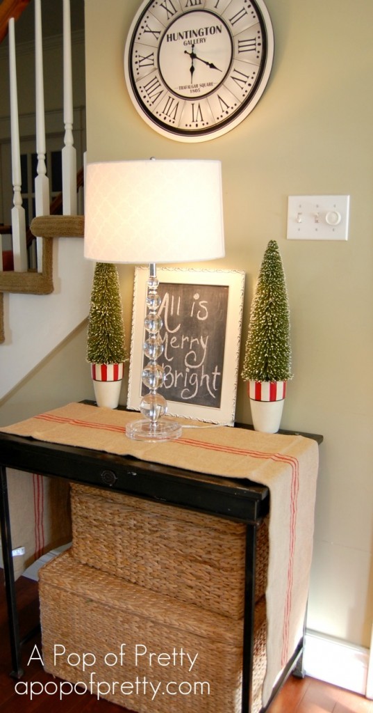 Cottage Christmas Vignette