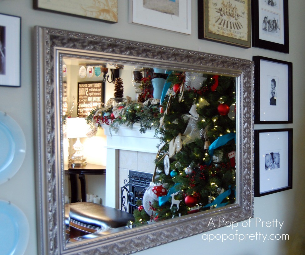 Christmas Decorating Ideas: Red & Turquoise