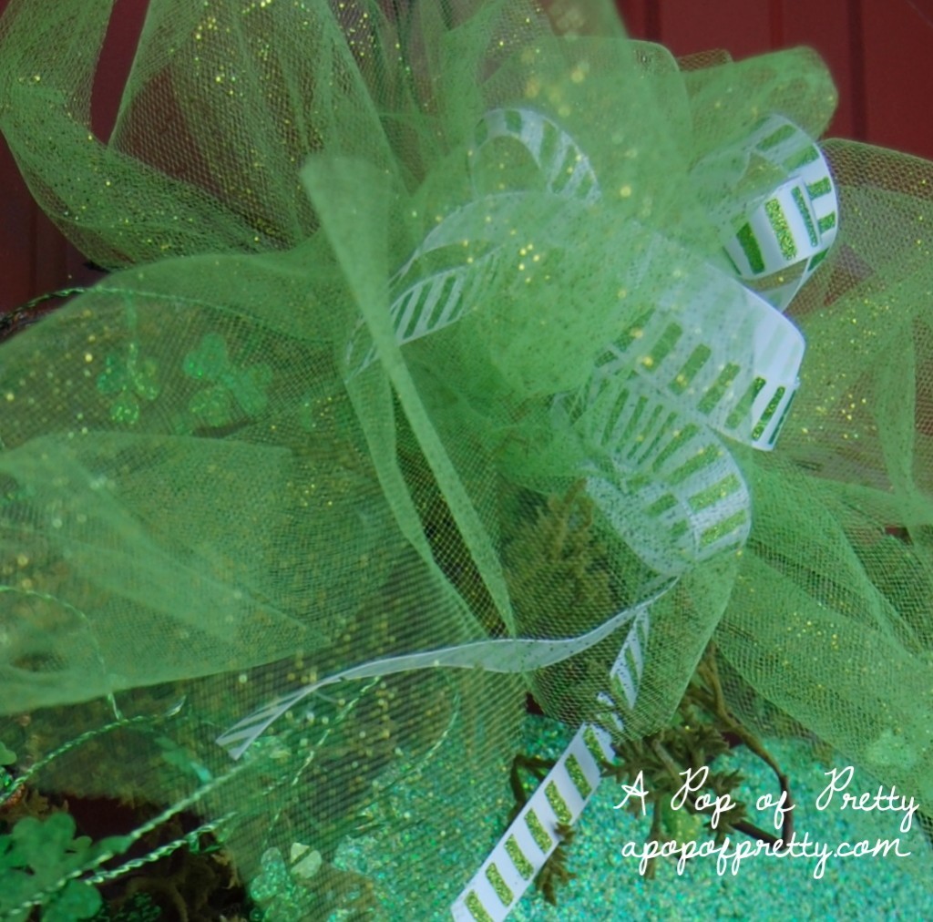 diy wreath - st patricks day