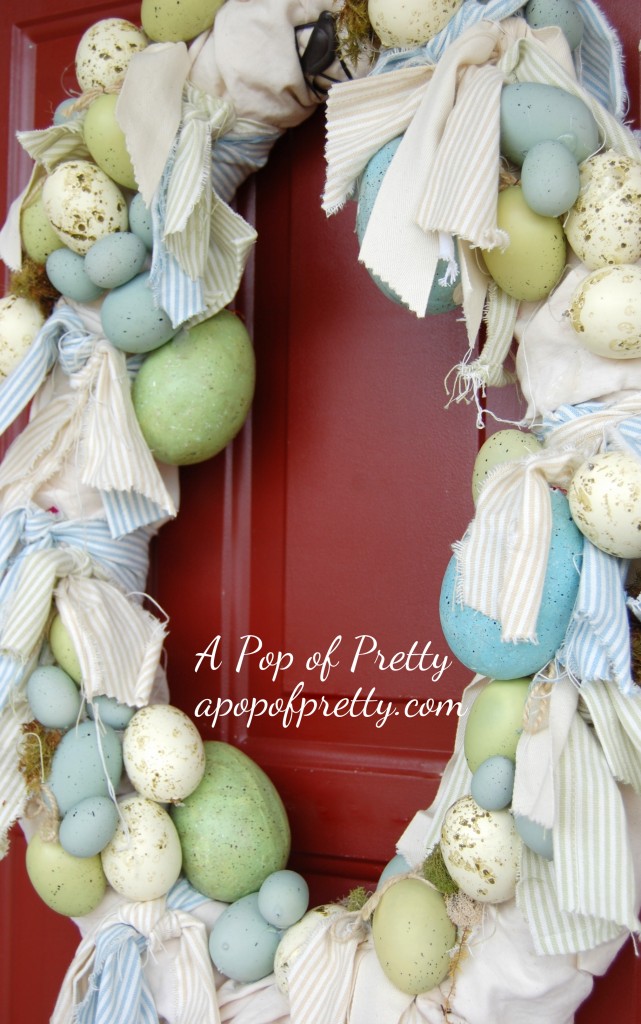 Easter decorating ideas - how to make a wreath for Easter