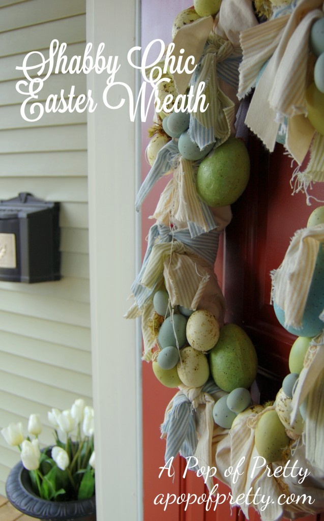 how to make an Easter wreath