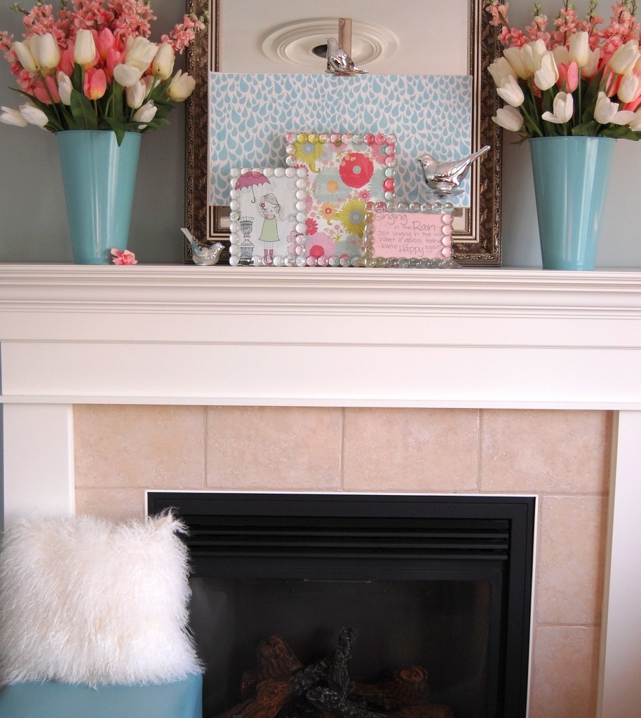 Spring Easter Mantel Ideas 2012