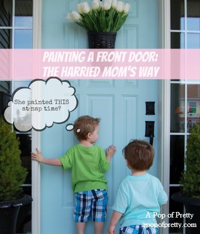 how to paint a door 