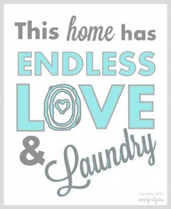 Free Printable Artwork, &quot;Endless Love &amp; Laundry&quot;: Now in more color