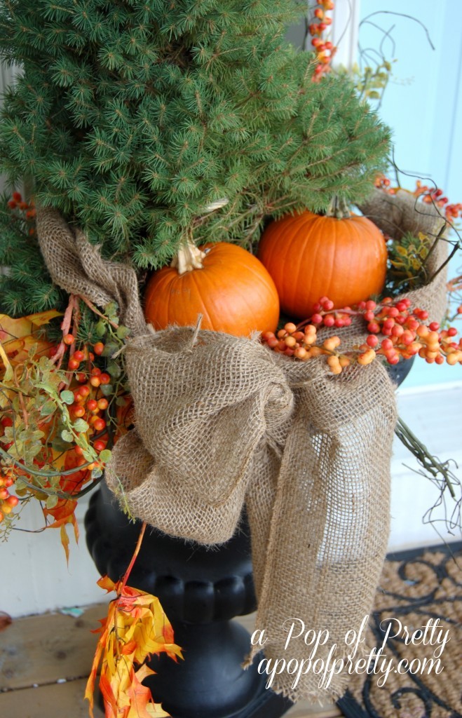 ideas for Fall decorating - urn