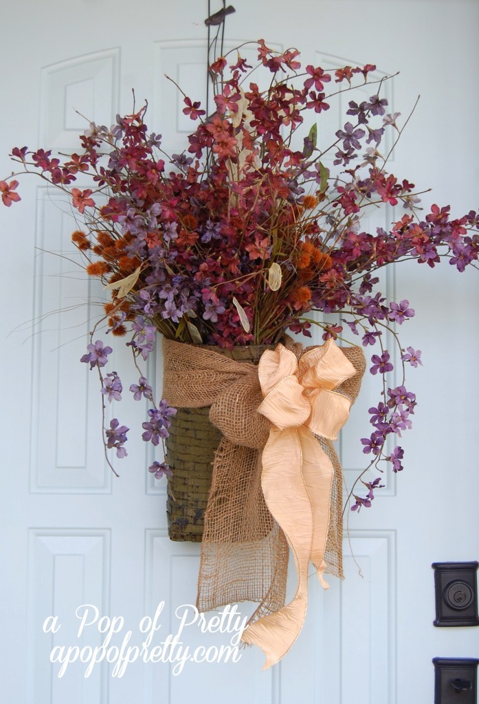 Fall decorating ideas - door decor