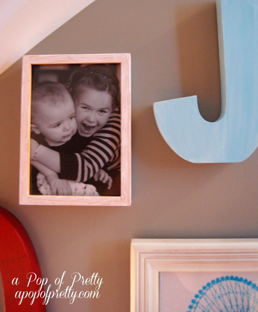 diy alphabet gallery wall