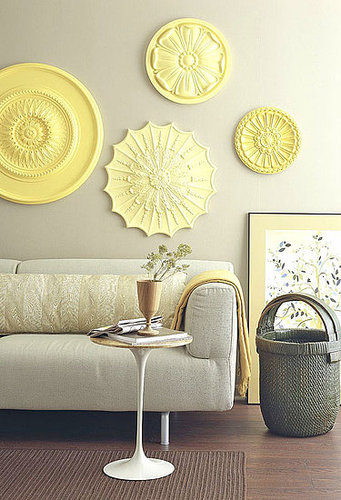 ceiling medallion wall art