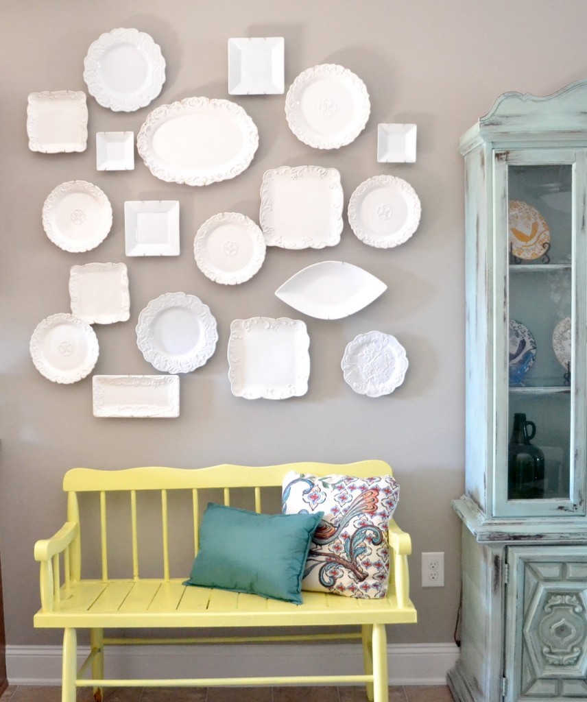 decorative plate wall liz marie blog