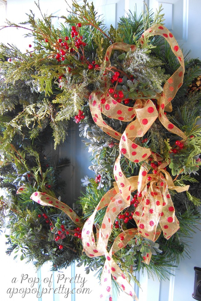 Christmas wreath decor