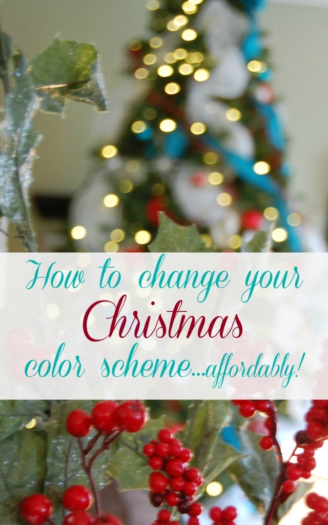 How to change your Christmas color scheme