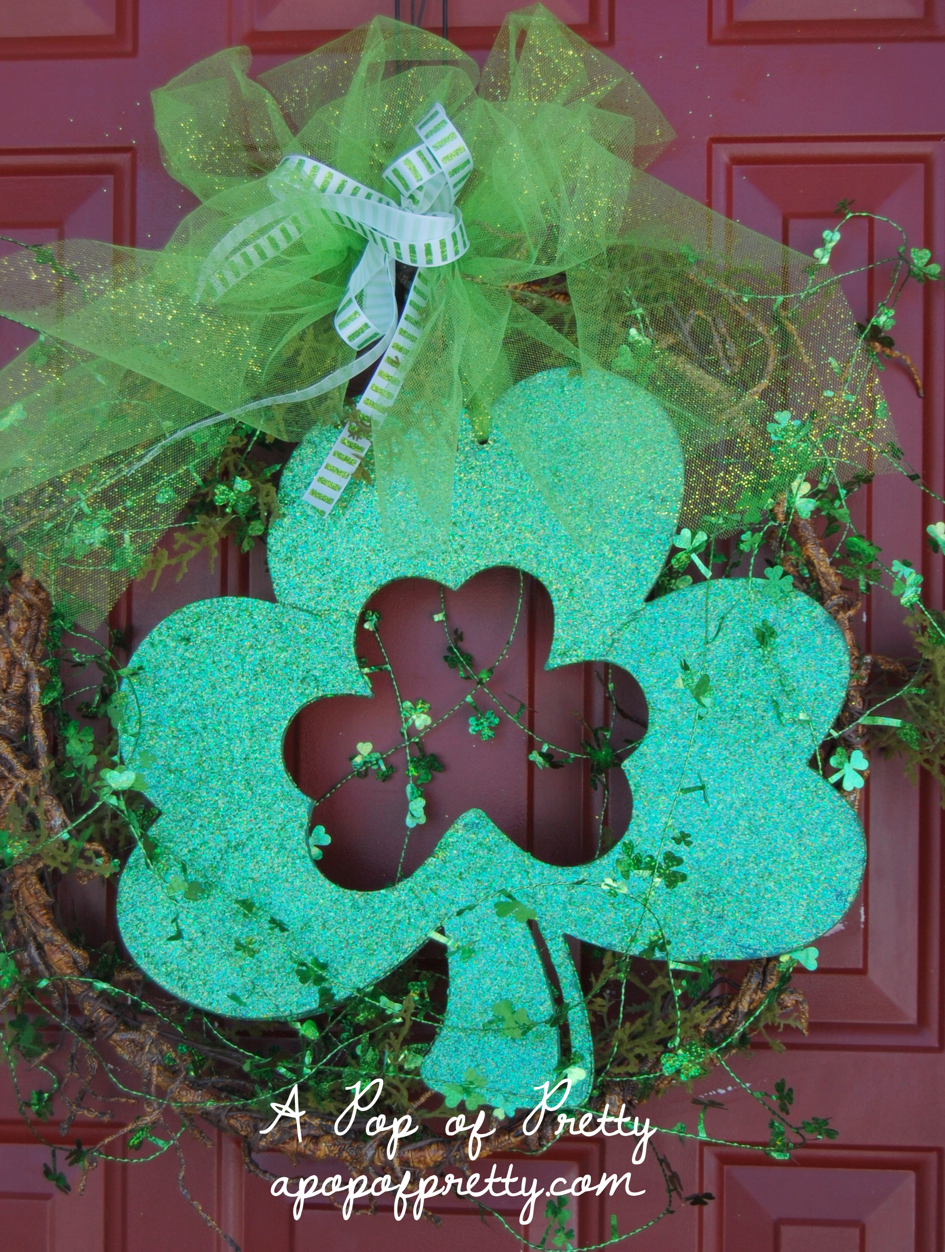 DIY St. Patricks Day Wreath