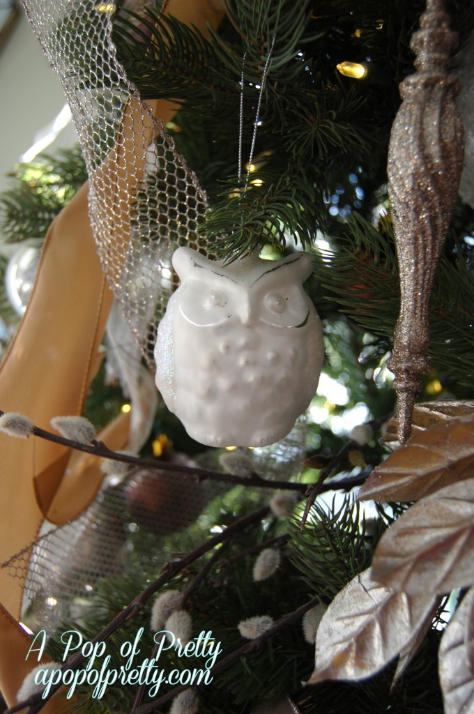 Owl Christmas tree decor