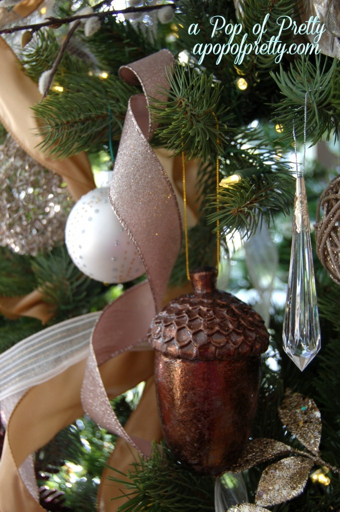 brown Christmas tree decorations