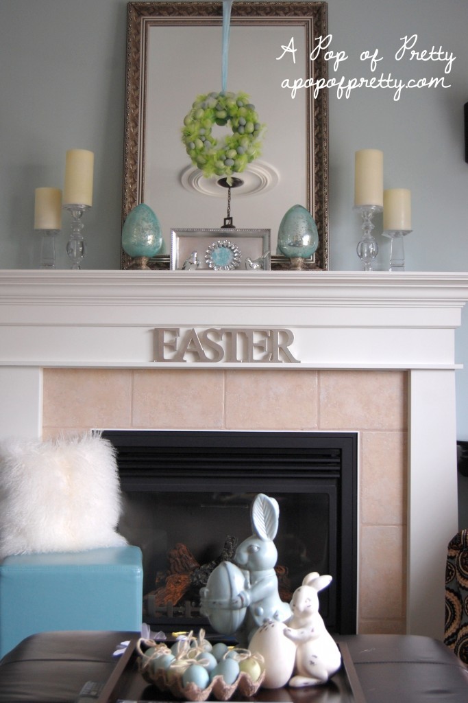 Easter Mantel decorating ideas