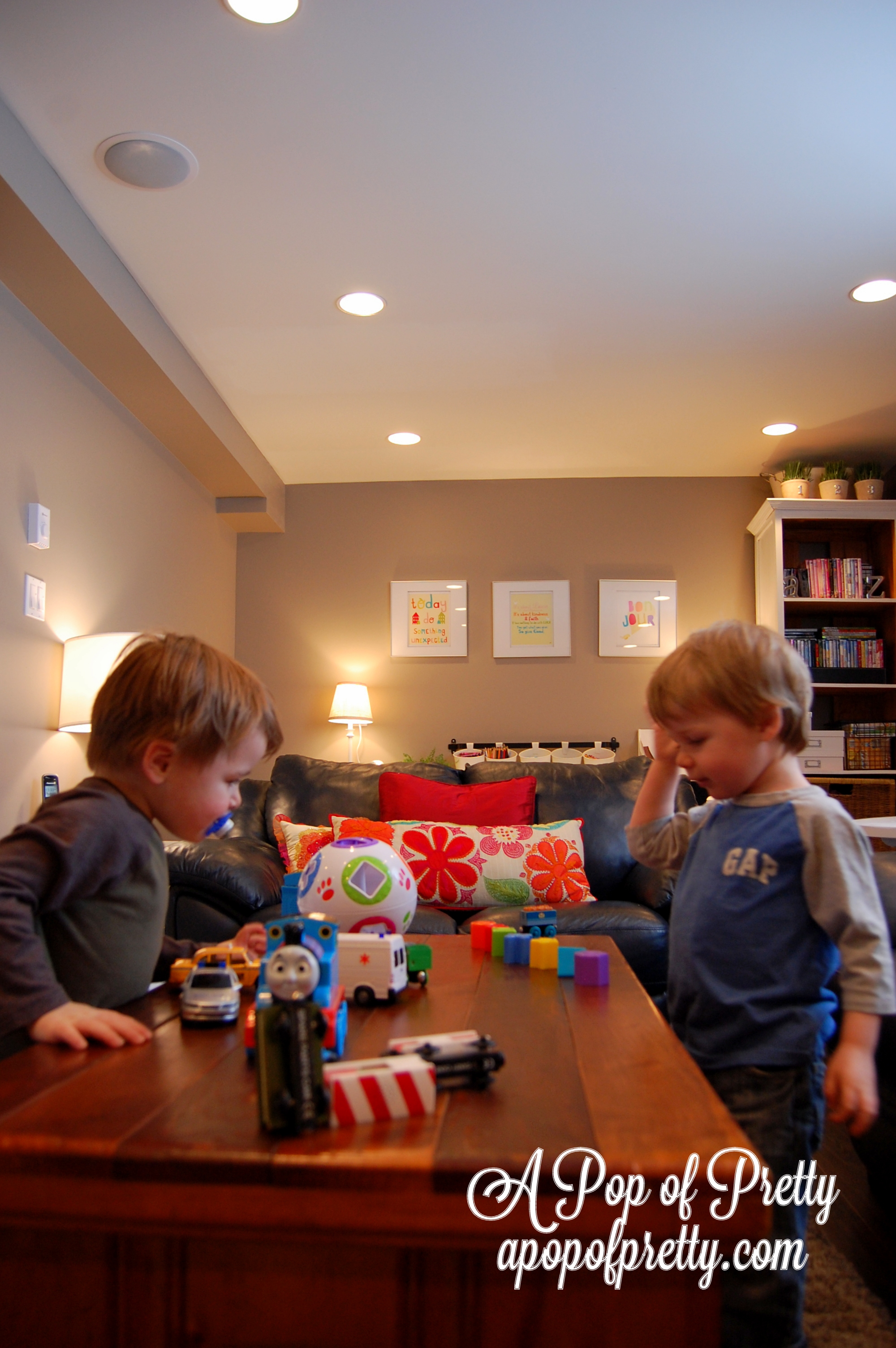 diy decorating - basement