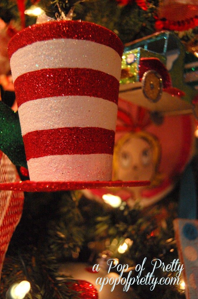Cat in the Hat Christmas Tree Ornament