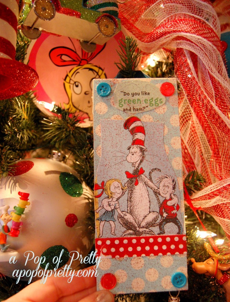 DIY Dr. Seuss Christmas Tree Ornaments