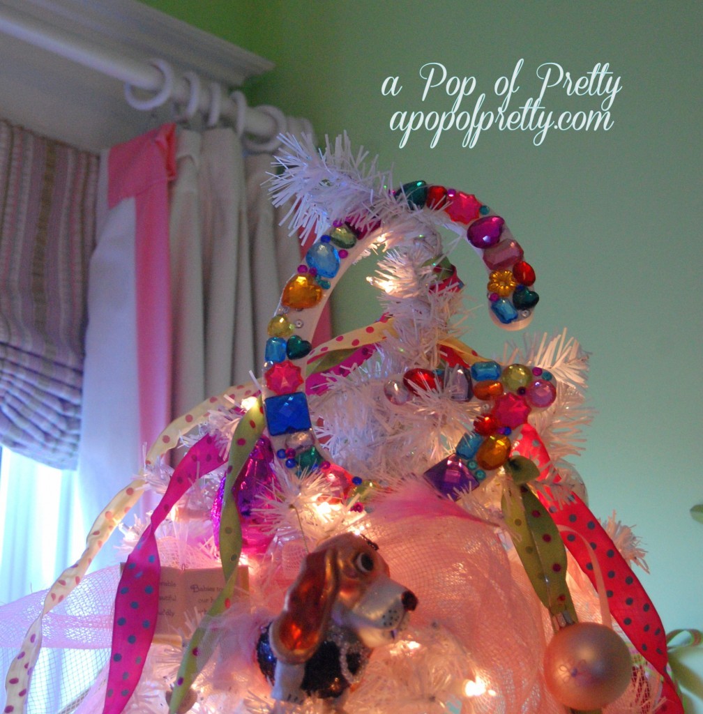 DIY Monogram tree topper