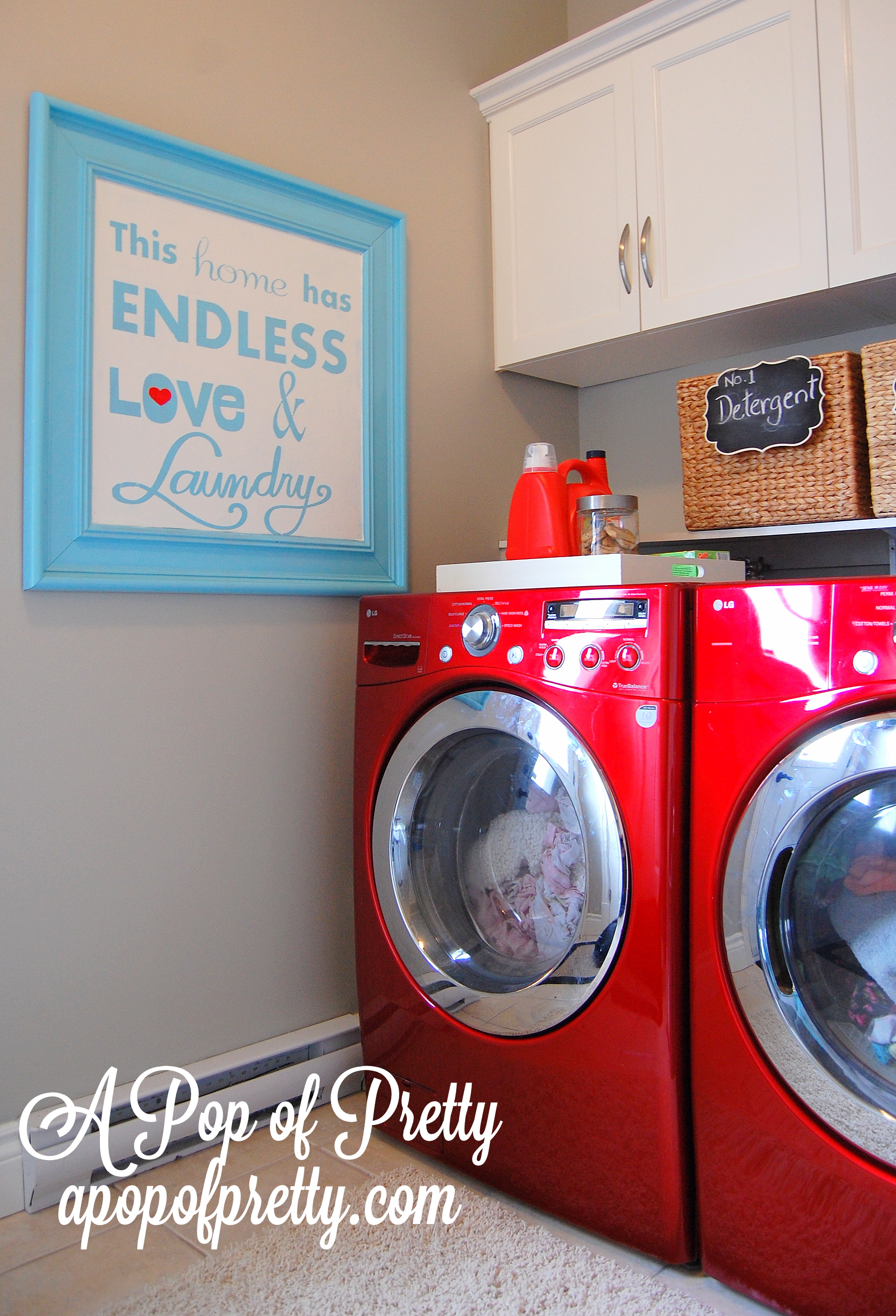 DIY Laundry Room Sign