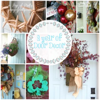 A Year of DIY Wreaths / Door Decor {How to make a wreath for any season}