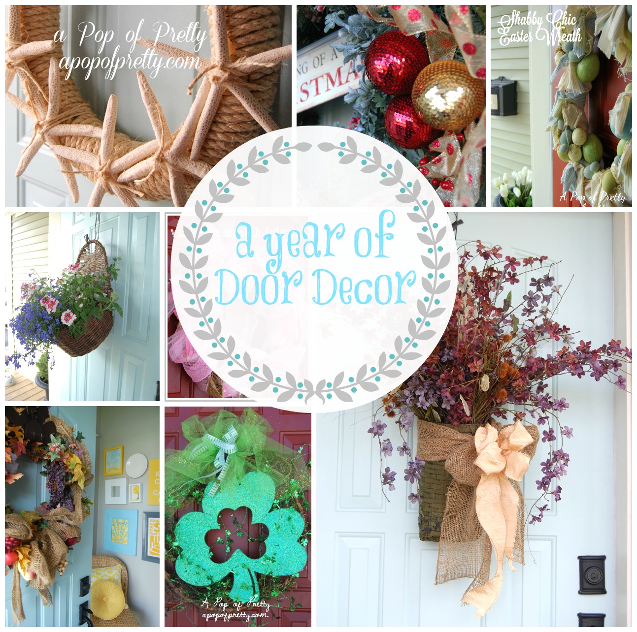 A Year of Door Decor