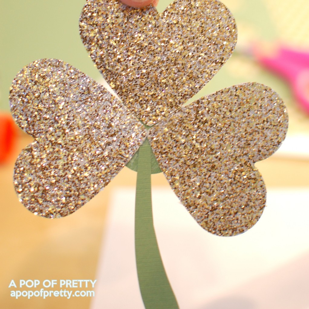 gold shamrock for St Patricks Day