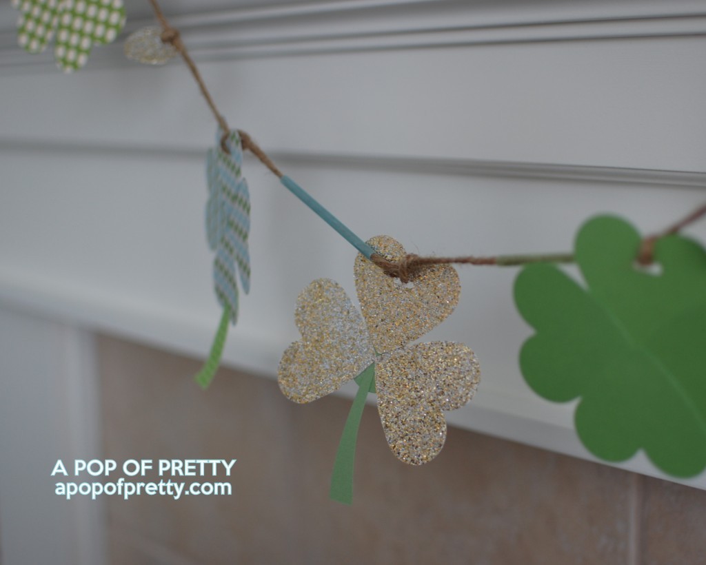 St Patricks Day decor - shamrock